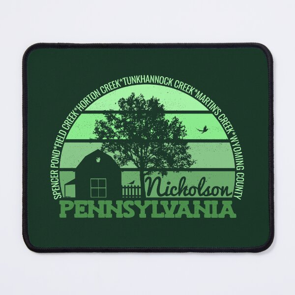 Item preview, Nicholson Pennsylvania Sunset Retro Vintage Local Pride Logo designed and sold by CRHPOD20.