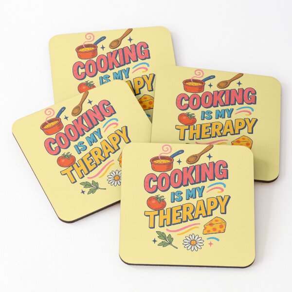 Item preview, Cooking Is My Therapy Foodie Kitchen Mindful Chef Gift designed and sold by FrictionMaxxing.
