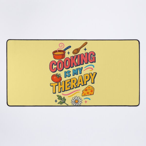 Item preview, Cooking Is My Therapy Foodie Kitchen Mindful Chef Gift designed and sold by FrictionMaxxing.