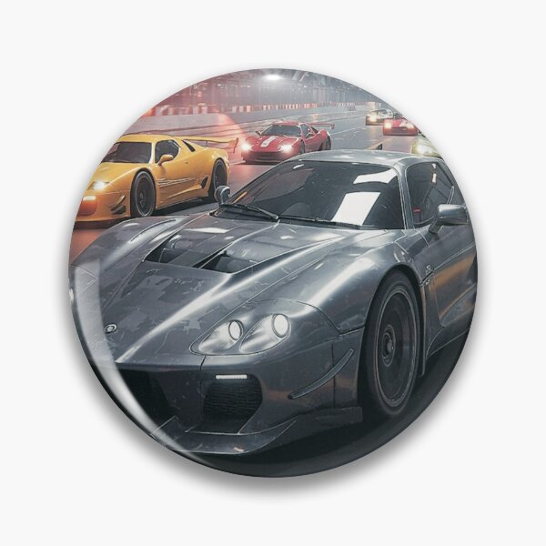 Item preview, Futuristic Supercar Street Race – Neon Tunnel Speed Chase designed and sold by A2JRetro.