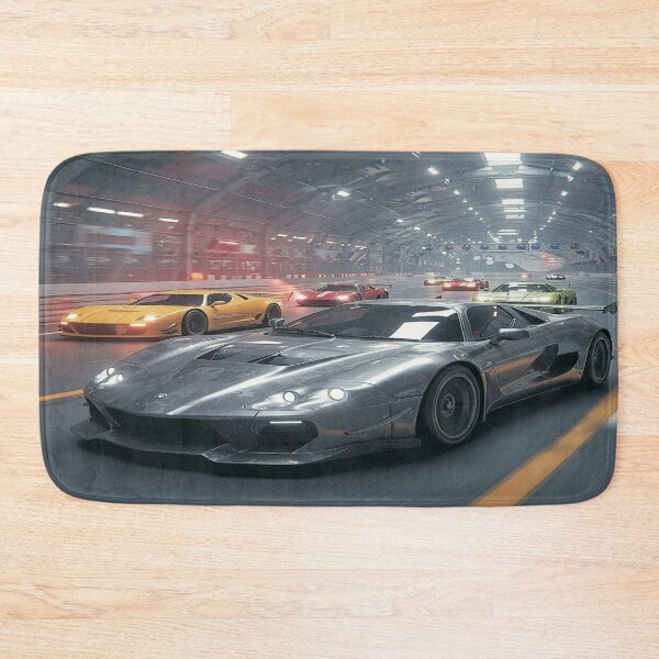 Artikelvorschau, Futuristisches Supercar-Straßenrennen – Neon Tunnel Speed Chase entworfen und verkauft von A2JRetro.