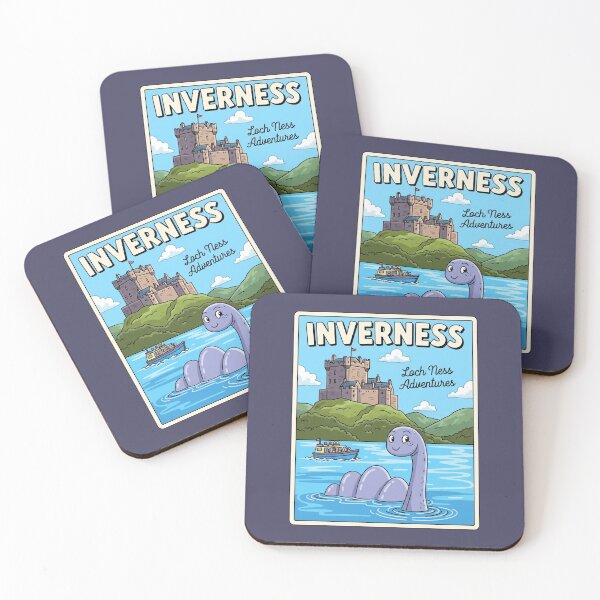 Item preview, Inverness Scotland Loch Ness Monster Souvenir | Travel Gift designed and sold by Patterned by Pixels.