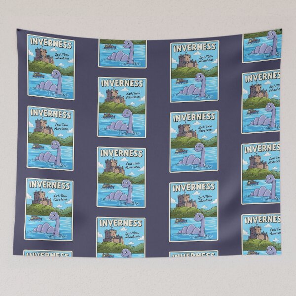 Item preview, Inverness Scotland Loch Ness Monster Souvenir | Travel Gift designed and sold by Patterned by Pixels.