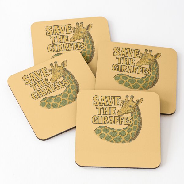 Item preview, Save the Giraffes Wildlife Conservation Animal Lover Nature Gift designed and sold by FrictionMaxxing.