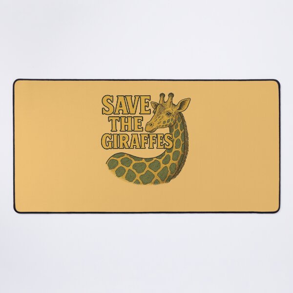 Item preview, Save the Giraffes Wildlife Conservation Animal Lover Nature Gift designed and sold by FrictionMaxxing.