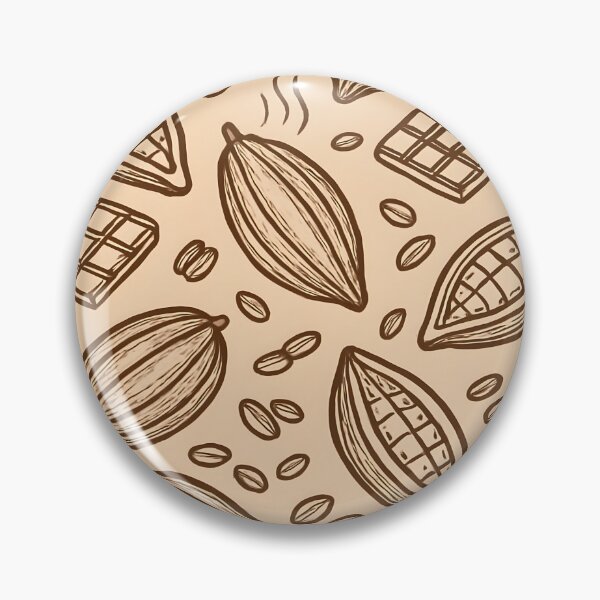 Item preview, Cocoa Beans and Chocolate Pattern designed and sold by SassyArtistry.