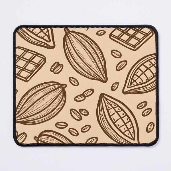 Item preview, Cocoa Beans and Chocolate Pattern designed and sold by SassyArtistry.