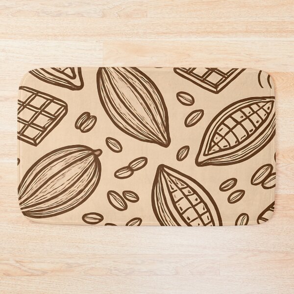 Item preview, Cocoa Beans and Chocolate Pattern designed and sold by SassyArtistry.