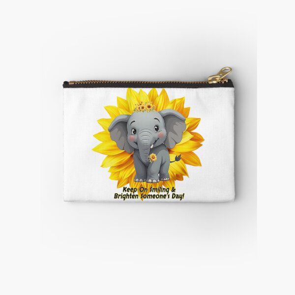 Item preview, Smile Elephant Sunflower designed and sold by Karen Wood.