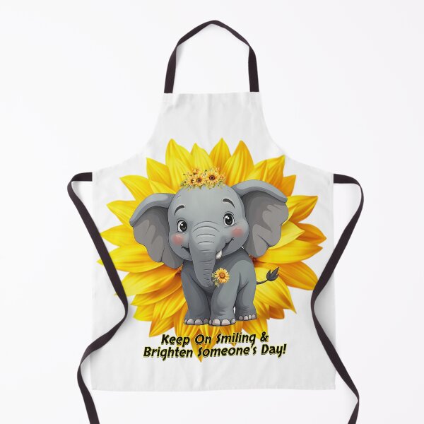Item preview, Smile Elephant Sunflower designed and sold by Karen Wood.