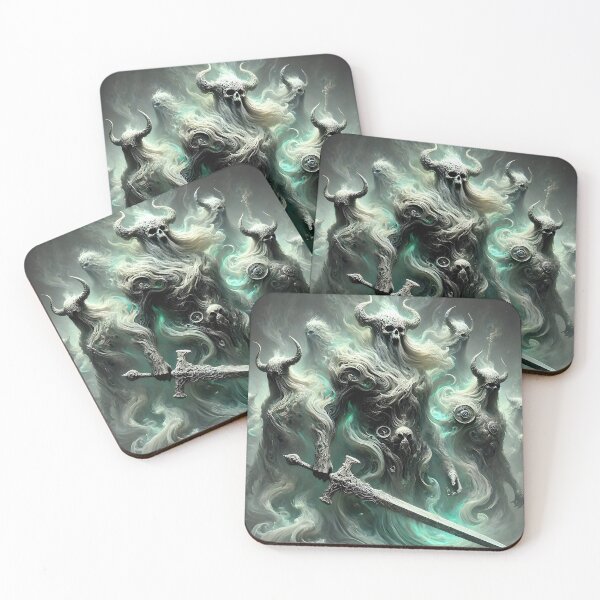Item preview, "Angantyr – Undead Warrior of Tyrfing | Norse Ghost King of the Mound" designed and sold by Umbra666.