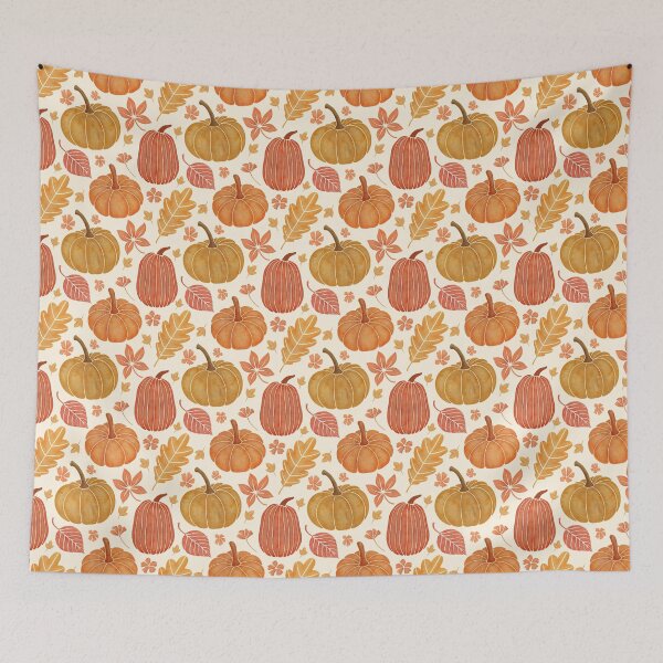 Item preview, Pumpkin season pattern designed and sold by NatCoroDesigns.