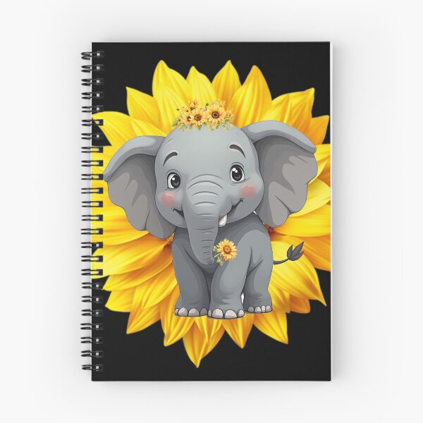 Item preview, Elephant Sunflower designed and sold by Karen Wood.