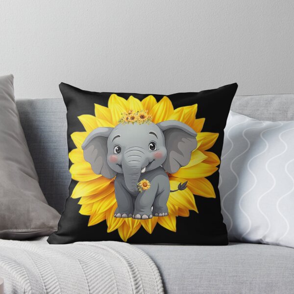 Item preview, Elephant Sunflower designed and sold by Karen Wood.