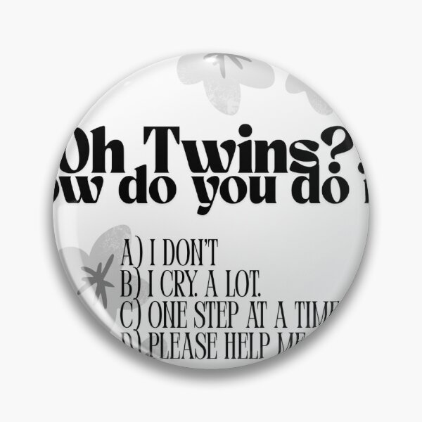 Item preview, Oh Twins!? (Black) designed and sold by Luing5Creations.