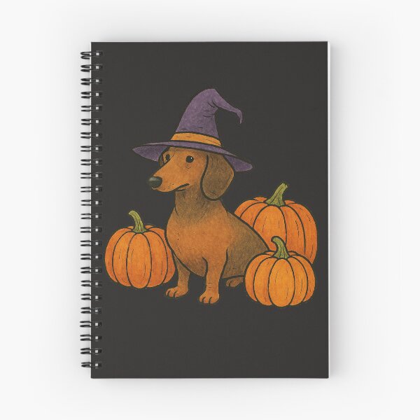 Item preview, Doxie Halloween Witch Dachshund Dog Costume Spooky Cute Design designed and sold by FrictionMaxxing.