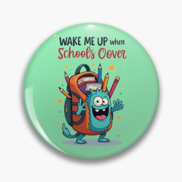 Item preview, Funny Backpack Monster Back to School Art designed and sold by MyWittyThings.