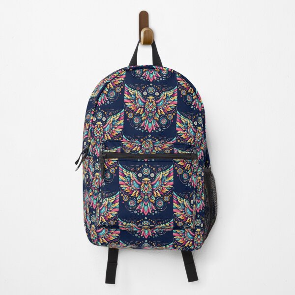 Item preview, Colorful geometric decorative mystic eagle designed and sold by Dogandesighn.