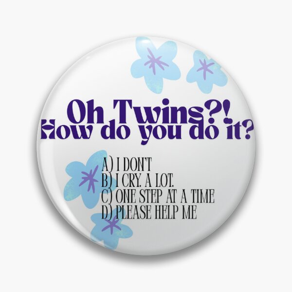 Item preview, Oh Twins!? (Blue) designed and sold by Luing5Creations.