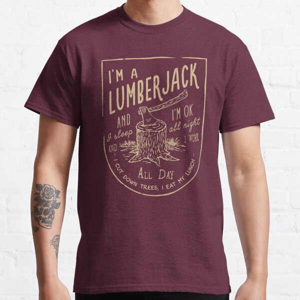 Lumberjack T-Shirts for Sale | Redbubble