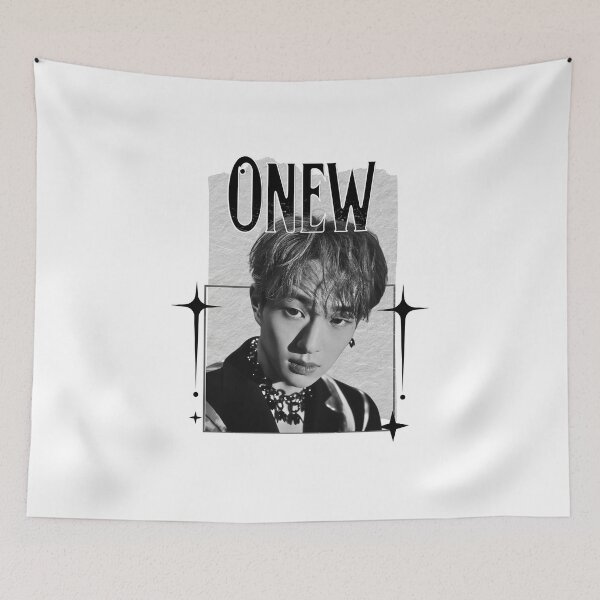 Item preview, Onew from SHINee Kpop Soloist Scrapbook Collage Cozy Y2K Vintage Design designed and sold by HELL0WBELLO.