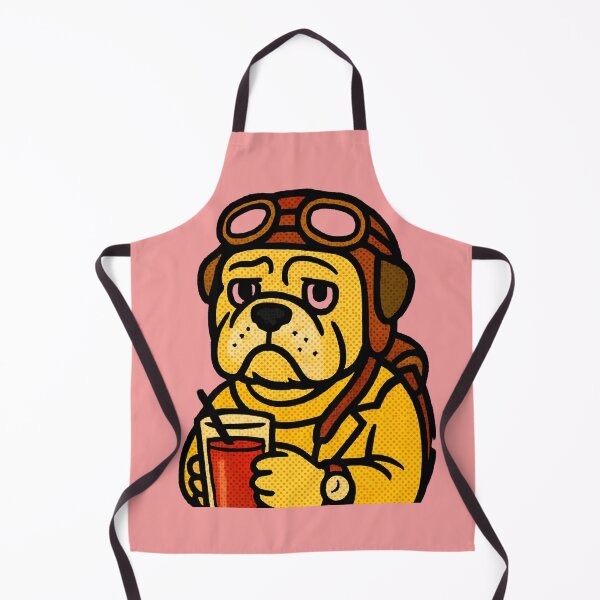 Item preview, "Cool Pop Art Dog – Fresh Sip". "Chien Cool Pop Art – Pause Fraîcheur" designed and sold by Drawingshirts.