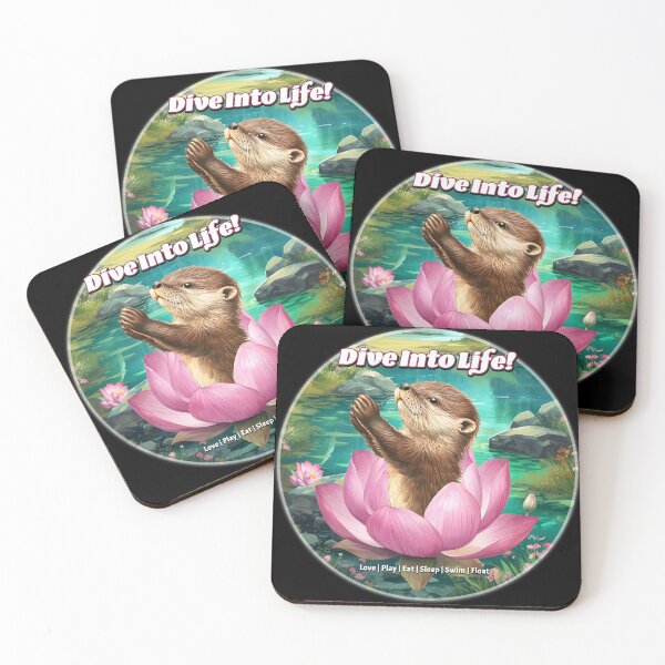Item preview, Dive Into Life Otter designed and sold by Karen Wood.