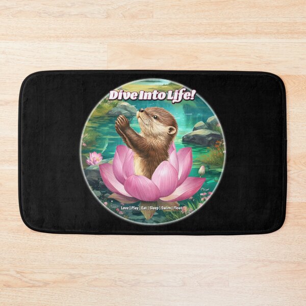 Item preview, Dive Into Life Otter designed and sold by Karen Wood.