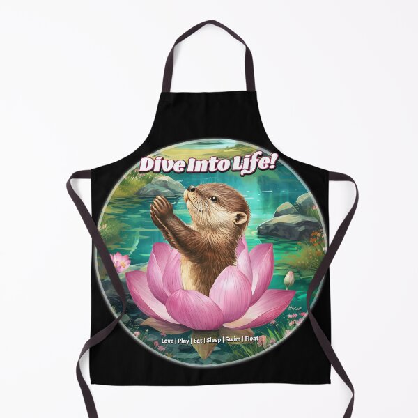 Item preview, Dive Into Life Otter designed and sold by Karen Wood.