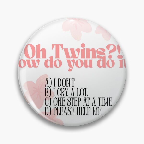 Item preview, Oh Twins!? (Pink) designed and sold by Luing5Creations.