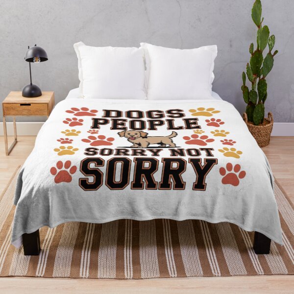 Item preview, Dogs Over People Sorry Not Sorry Funny Dog Lover T-Shirt designed and sold by podlook.