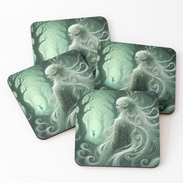 Item preview, "Hulðra – The Hidden Forest Spirit | Norse Mythology Art" designed and sold by Umbra666.