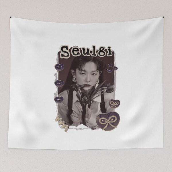 Item preview, Seulgi Red Velvet Kpop Soloist Scrapbook Collage Cozy Y2K Vintage Design designed and sold by HELL0WBELLO.