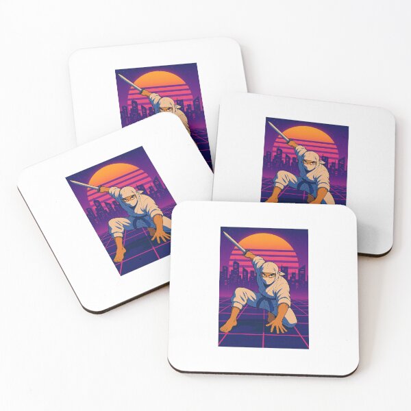 Item preview, retro wave ninja  designed and sold by NinjaDarkside.