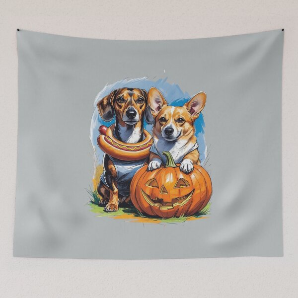 Item preview, Pumpkin Patch Costume Pups designed and sold by Zakrytos ★★★★★.