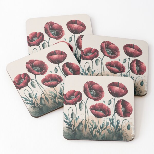 Item preview, Poppies designed and sold by Interrupt Art.