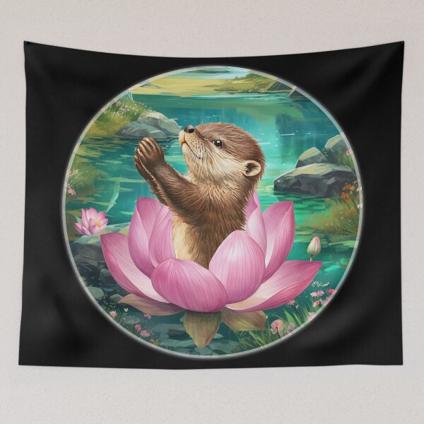 Item preview, Otter Lotus designed and sold by Karen Wood.