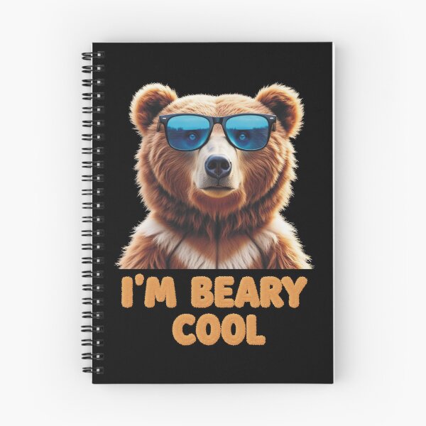 Artikelvorschau, Ich bin bärenhaft cool #101 | Cool aussehender Bär mit Sonnenbrille Wortspiel-Design entworfen und verkauft von A2JRetro.