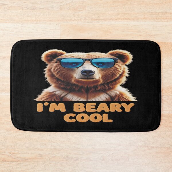 Artikelvorschau, Ich bin bärenhaft cool #101 | Cool aussehender Bär mit Sonnenbrille Wortspiel-Design entworfen und verkauft von A2JRetro.