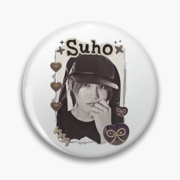 Item preview, Suho from EXO Kpop Soloist Scrapbook Collage Cozy Y2K Vintage Design designed and sold by HELL0WBELLO.