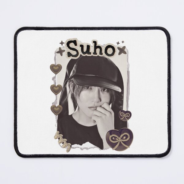 Item preview, Suho from EXO Kpop Soloist Scrapbook Collage Cozy Y2K Vintage Design designed and sold by HELL0WBELLO.