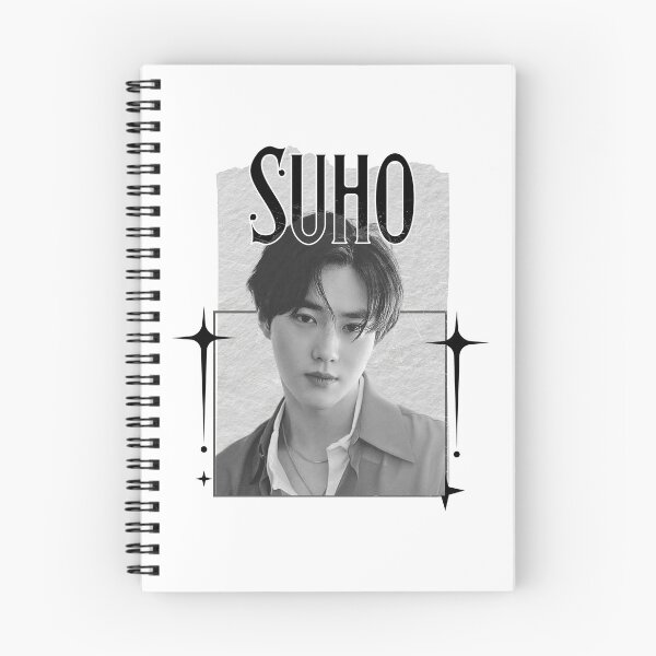 Item preview, Suho from EXO Kpop Soloist Scrapbook Collage Cozy Y2K Vintage Design designed and sold by HELL0WBELLO.