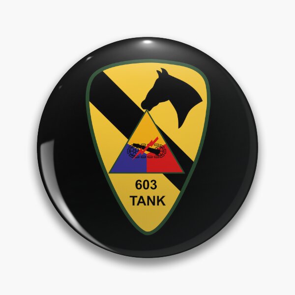 Item preview, Army - 603rd Medium Tank Co  - 1st Cav wo Txt designed and sold by Military Insignia Products.