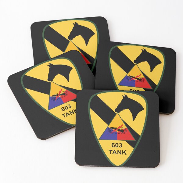 Item preview, Army - 603rd Medium Tank Co  - 1st Cav wo Txt designed and sold by Military Insignia Products.