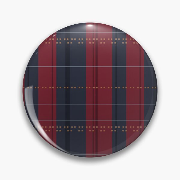 Item preview, Vintage Classic Autumn Plaid Pattern with Dash in Dard Red and Navy Blue designed and sold by Kozee.