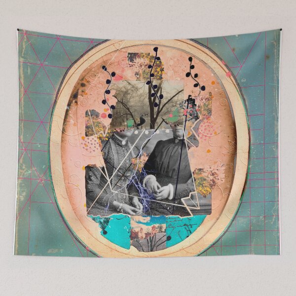 Item preview, Mother Nature vintage collage artwork designed and sold by VictoriaHerrera.