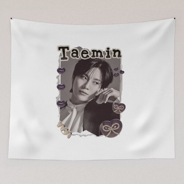Item preview, Taemin Kpop Soloist Scrapbook Collage Cozy Y2K Vintage Design designed and sold by HELL0WBELLO.