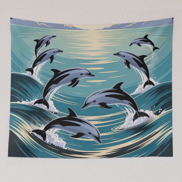 Item preview, playful dolphins. designed and sold by Lilashakti ⭐️ ⭐️ ⭐️ ⭐️ ⭐️.