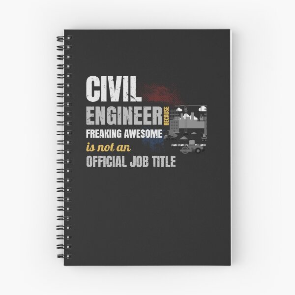 Item preview, Civil Engineer Because freaking awesome is not an official Job Title designed and sold by Nafiul.
