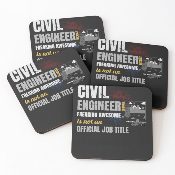 Item preview, Civil Engineer Because freaking awesome is not an official Job Title designed and sold by Nafiul.